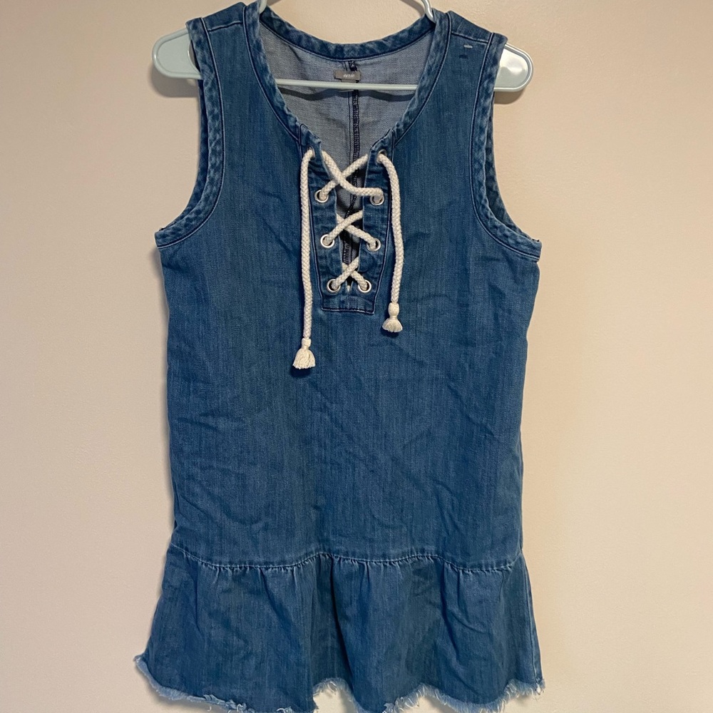 Aerie denim dress medium